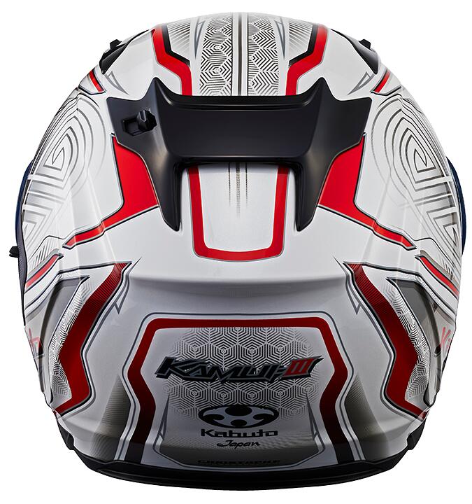 OGK KABUTO カムイ3 CIRCLE(サークル) パールホワイトレッド Sサイズ KAMUI-3