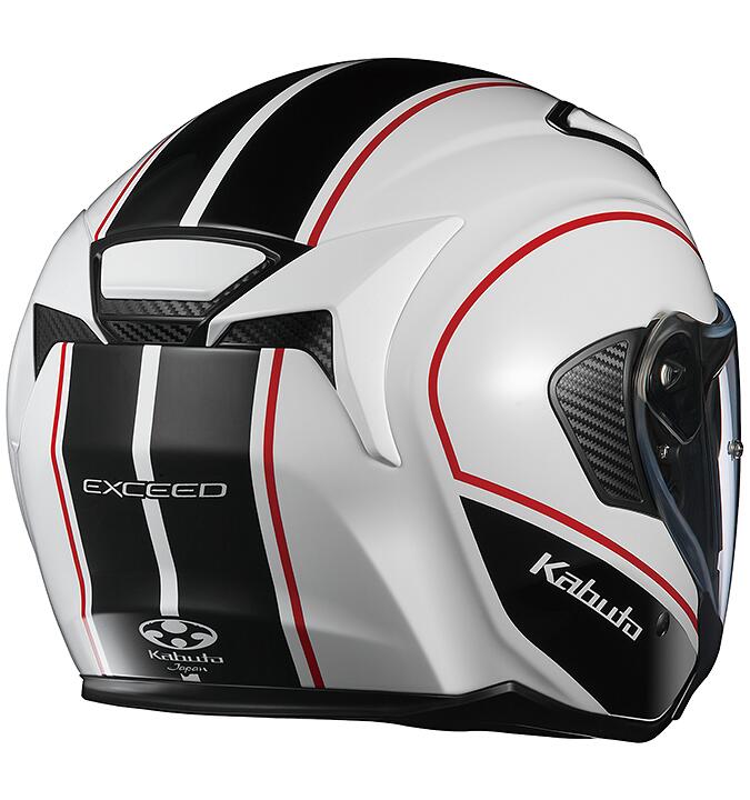 OGK KABUTO EXCEED DELIE(デリエ) ホワイトブラック XLサイズ EXCEED