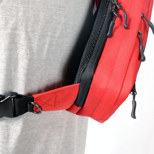 取寄 フラッグシップ ユースフルボディーバッグ レッド FB-851