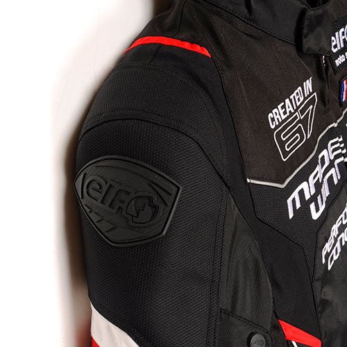 エルフ WPヴィストーゾジャケット ブラック＆レッド Mサイズ EJ-A107