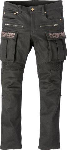 取寄 ウォームライディングパンツ ブラック 28サイズ YRP-002 イエローコーン