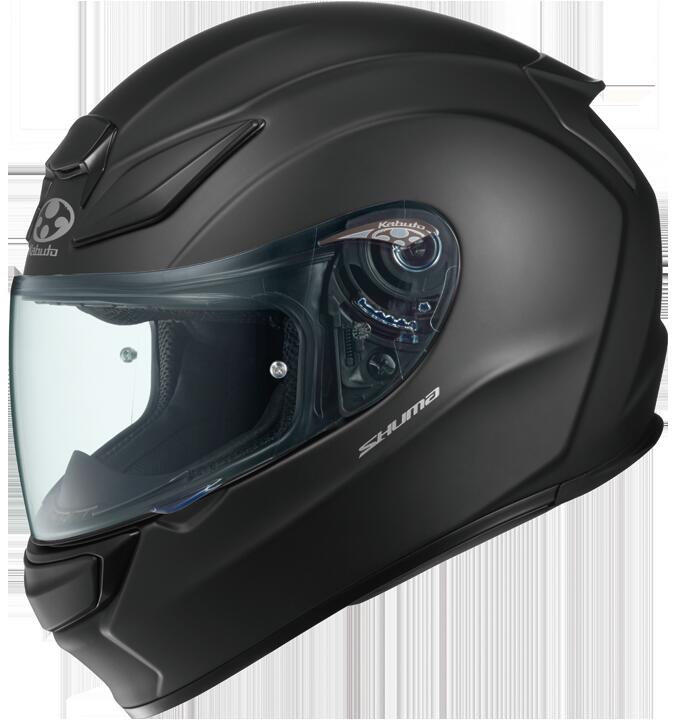 世界的に有名な フルフェイスヘルメット SHUMA フラットブラック KABUTO Mサイズ セキュリティ・セーフティ