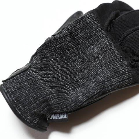 取寄 リブメッシュグローブ ブラック XLサイズ PG-24151 パワーエイジ