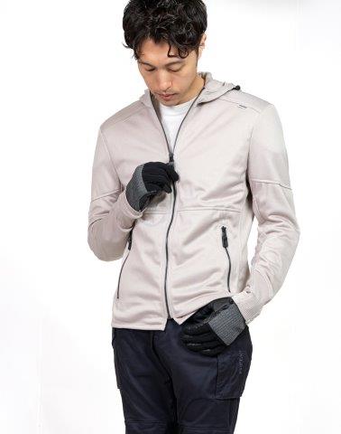 取寄 イージーライドパーカー ブラウン Mサイズ PJ-24103 パワーエイジ