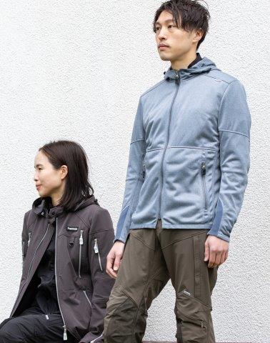 取寄 イージーライドパーカー グレー Mサイズ PJ-24103 パワーエイジ