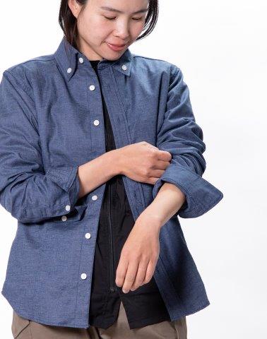 取寄 イージーライドシャツ ダンガリー WMサイズ PJ-24110 パワーエイジ