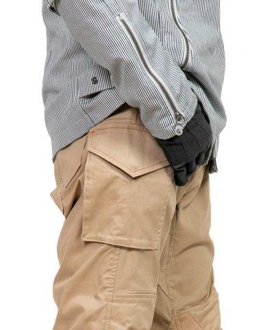 コットンカーゴパンツ ネイビー XXLサイズ PP-24130 パワーエイジ