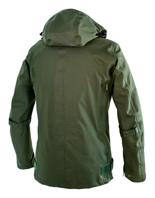 レディース PJ-103 オリーブ WMサイズ ウォータープルーフライダース パワーエイジ 防水 透湿 防風 肩･肘･背中プロテクター標準装備