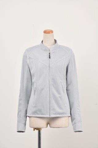 ロッソスタイルラボ ライダースメッシュジャケット レディース ライトグレー Mサイズ ROJ-105