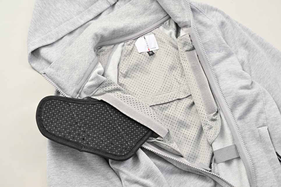 ロッソスタイルラボ?ライディングスウェットパーカー グレー Mサイズ ROJ-112