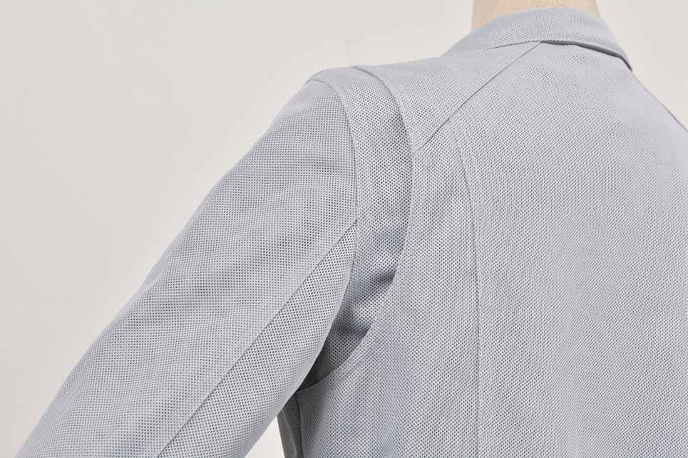 ロッソスタイルラボ?スタイルアップメッシュジャケット ブラック Lサイズ ROJ-113