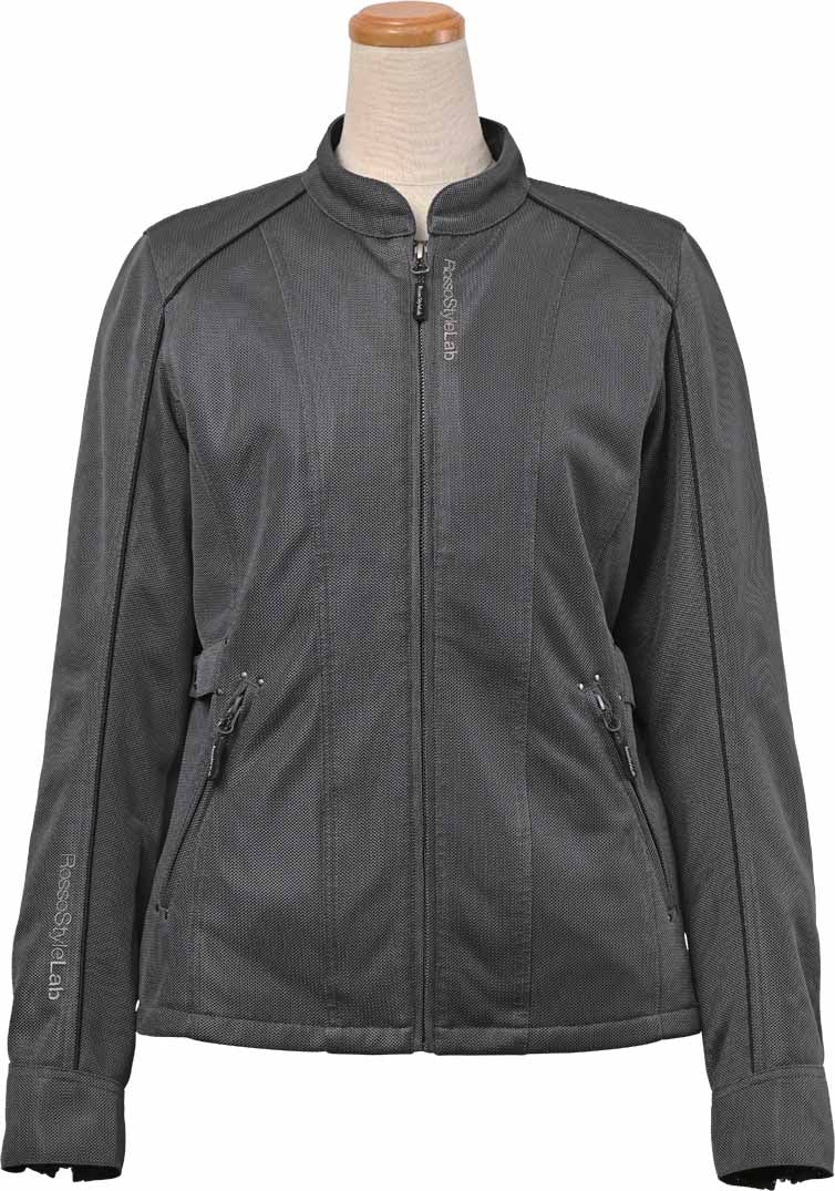 ロッソスタイルラボ?スタイルアップメッシュジャケット チャコール Sサイズ ROJ-113