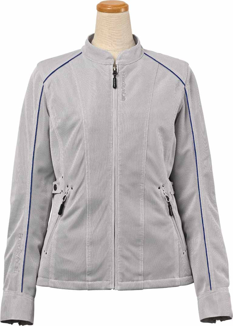 ロッソスタイルラボ?スタイルアップメッシュジャケット ライトグレー Sサイズ ROJ-113