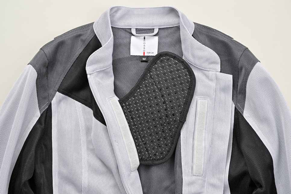 ロッソスタイルラボ?ライダースメッシュジャケット ブラック Mサイズ ROJ-114