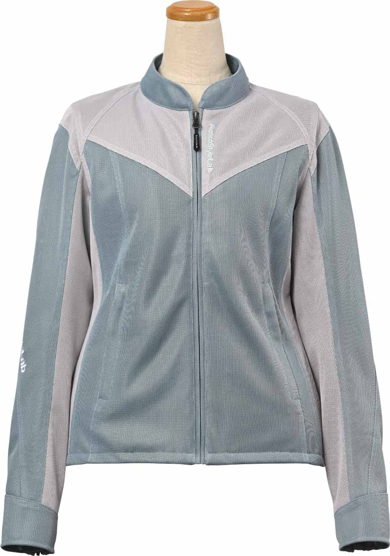 ロッソスタイルラボ?ライダースメッシュジャケット ブルー/ライトグレー L+サイズ ROJ-114