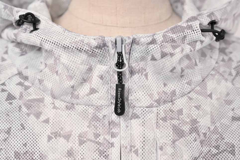 ロッソスタイルラボ?フードメッシュジャケット PRISMグリーン Sサイズ ROJ-115