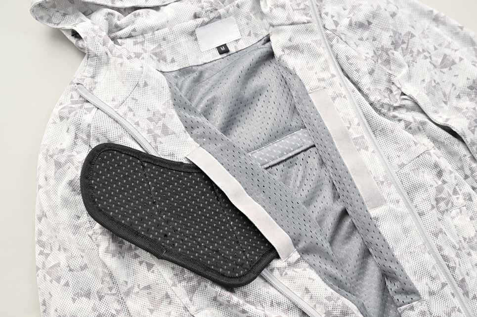 ロッソスタイルラボ?フードメッシュジャケット PRISMグリーン Lサイズ ROJ-115