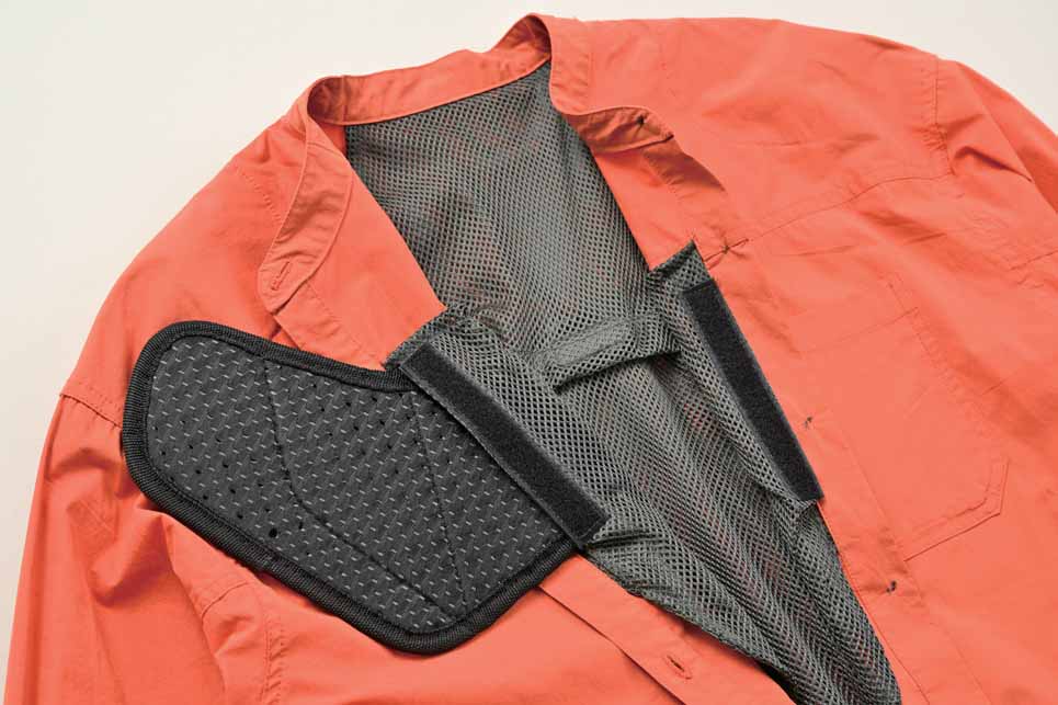 ロッソスタイルラボ?プロテクションバンドカラーシャツ ベージュ L+サイズ ROJ-118