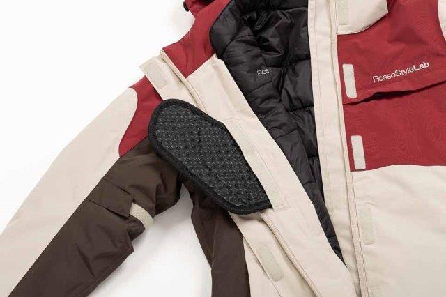 ライダースウィンタージャケット グレー Sサイズ ROJ0997 ロッソスタイルラボ