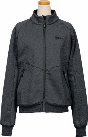 防風ジップアップブルゾン グレー L+サイズ ROJ0999 ロッソスタイルラボ
