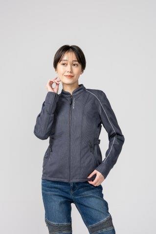 取寄 スタイルアップメッシュジャケット ブラック LL+サイズ ROJ120 ロッソスタイルラボ