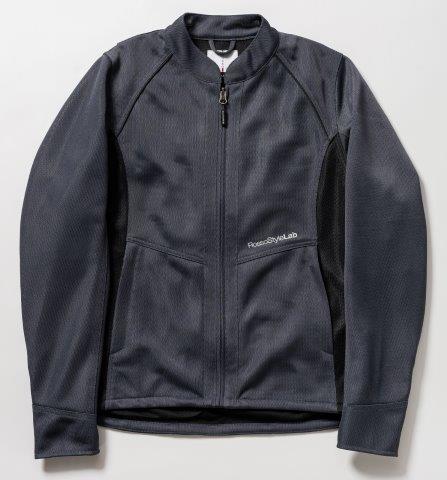 取寄 ライダースメッシュジャケット チャコール L+サイズ ROJ121 ロッソスタイルラボ