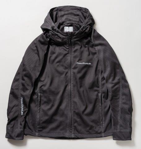 フードメッシュジャケット チャコール Sサイズ ROJ122 ロッソスタイルラボ