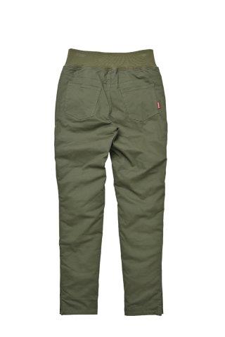 ロッソスタイルラボ リブウォームストレッチパンツ BK M+サイズ ROP-60