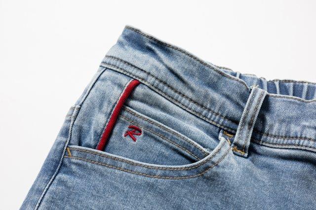 5Pストレッチスキニーパンツ アイボリー XSサイズ ROP68 ロッソスタイルラボ