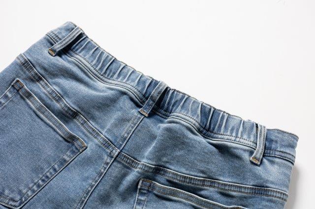 取寄 5Pストレッチスキニーパンツ アイボリー LL+サイズ ROP68 ロッソスタイルラボ