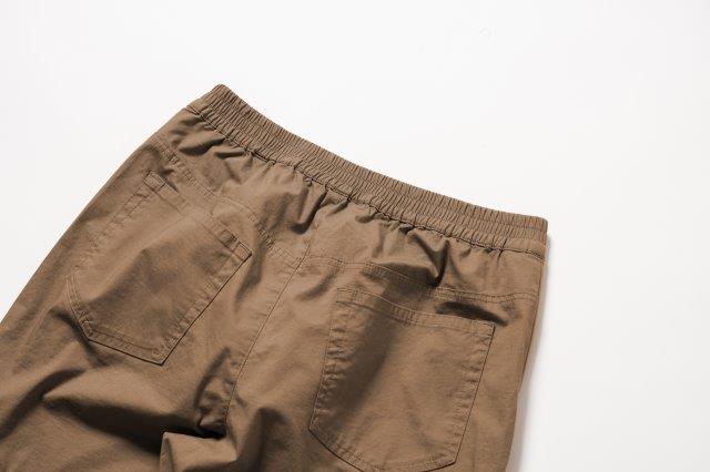 取寄 イージーテーパードパンツ ブラウン Lサイズ ROP69 ロッソスタイルラボ