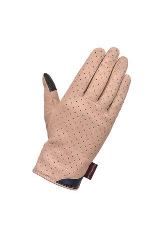 ロッソスタイルラボ パンチングレザーグローブ レディース ベージュ Sサイズ RSG-337