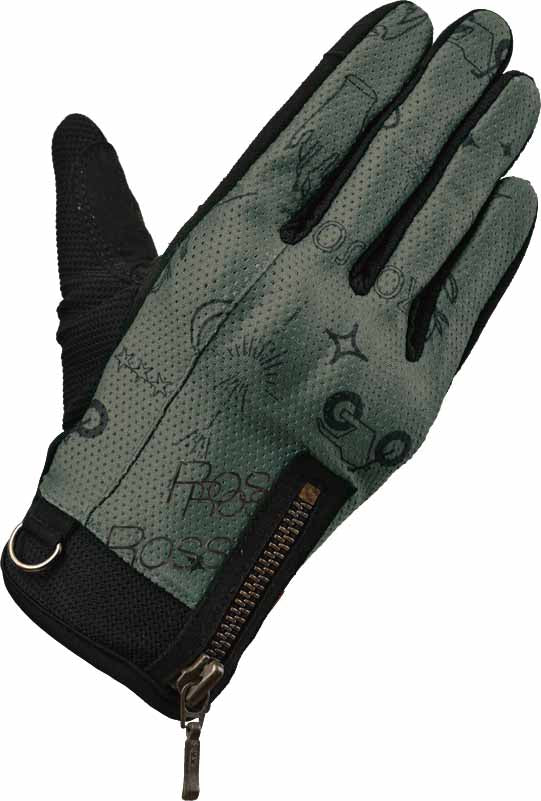 ロッソスタイルラボ?プロテクトミリタリーメッシュグローブ Handwriting motif Lサイズ RSG-345