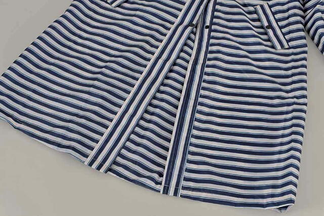 ロッソスタイルラボ バイク用レインスーツ(レディース) ロッソスタイルラボ ボーダーレインコート ボーダーブラック M ROR-307 レディース  防水  透湿