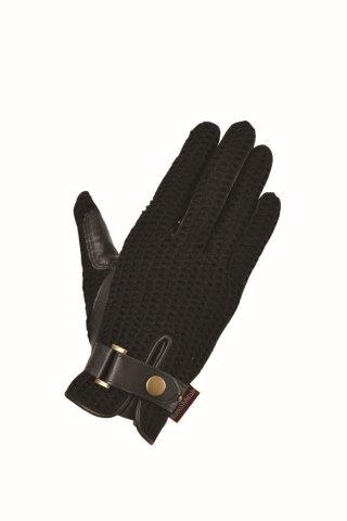ロッソスタイルラボ  ニットメッシュライディンググローブ レディース/タッチパネル ブラック Lサイズ RSG-314