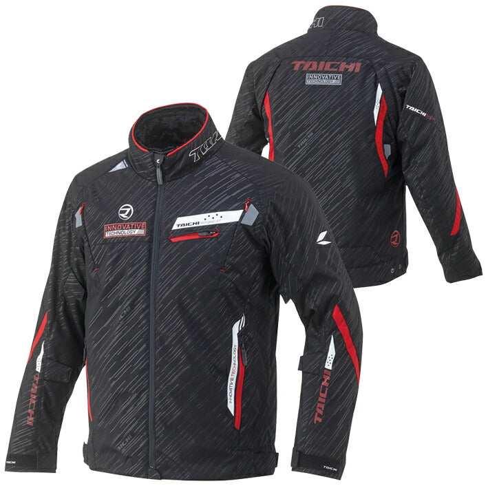 RSタイチ レーサー オールシーズン ジャケット ブラック/レッド 4XLサイズ RSJ716