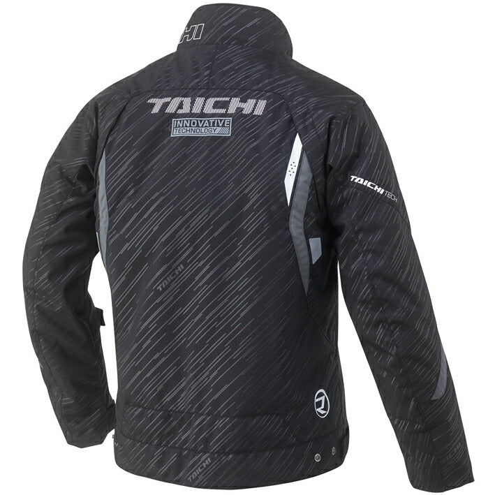 RSタイチ レーサー オールシーズン ジャケット ブラック/ホワイト Lサイズ RSJ716