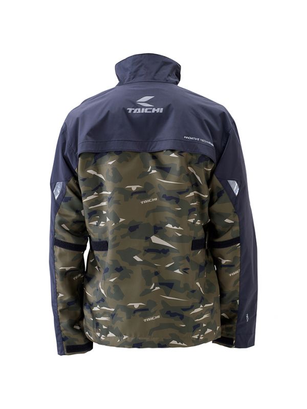 RSタイチ ドライマスター レインスーツ バイク/透湿/メンズ カモフラージュ Lサイズ RSR048