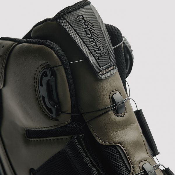 RSタイチ 010 ドライマスター コンバットシューズ バイク/シューズ/防水 ブラック/ホワイト 24.0cm RSS010