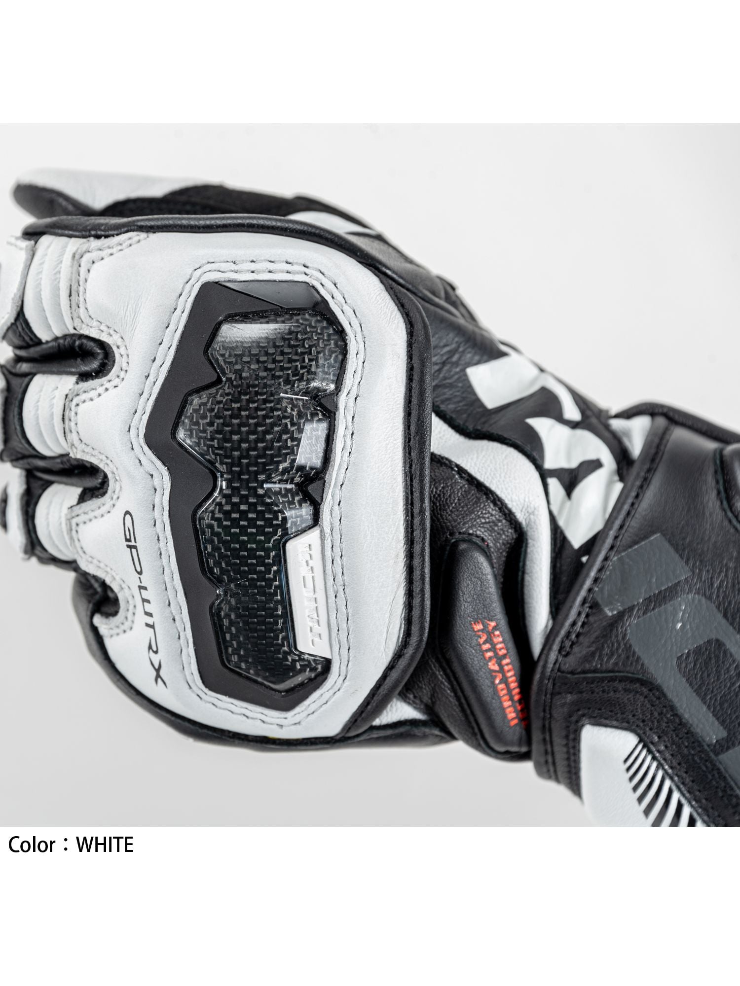 RSタイチ GP-WRXレーシンググローブ メンズ ホワイト Lサイズ NXT056