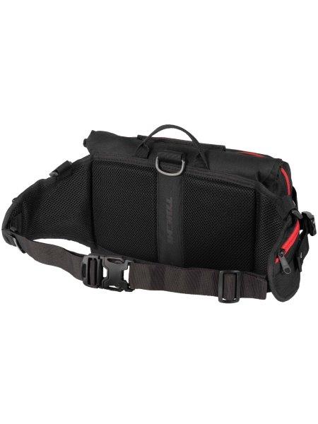 RSタイチ WPヒップバック(L) 防水 メンズ ブラック/レッド 10Lサイズ RSB287