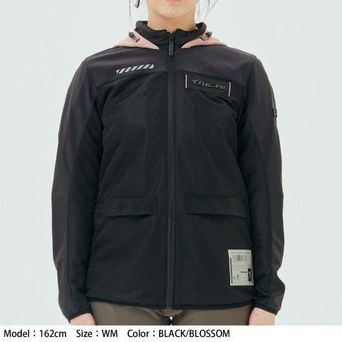 取寄 エアーフリップ パーカ ブラック/ブロッサム WMサイズ RSJ334 アールエスタイチ