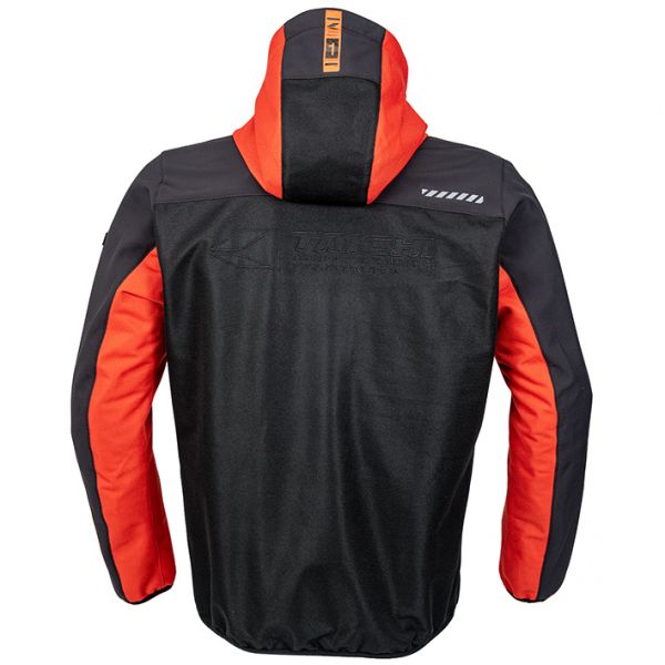RSタイチ エアーフリップパーカ ジャケット メンズ ブラック/オレンジ Lサイズ RSJ334