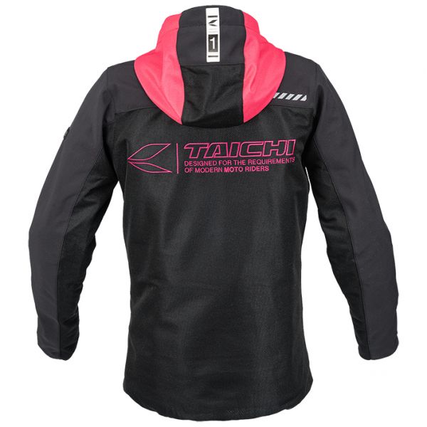 RSタイチ エアーフリップパーカ ジャケットレディース ブラック/ピンク(W) WXLサイズ RSJ334