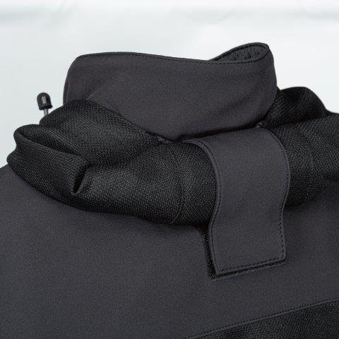 取寄 エアーフリップ パーカ ブラック/レッド XXLサイズ RSJ334 アールエスタイチ