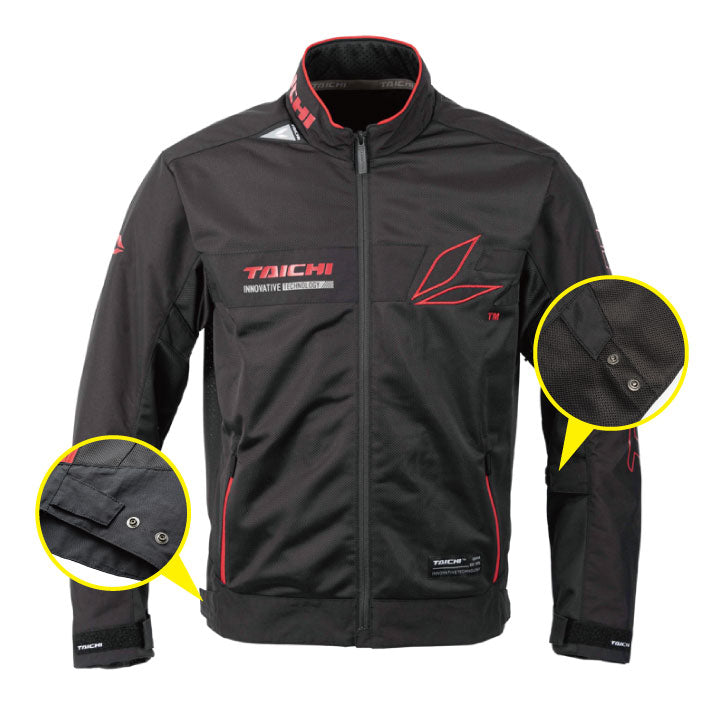 RSタイチ レーサーメッシュジャケット  メンズ  グレー/シアン Lサイズ RSJ336