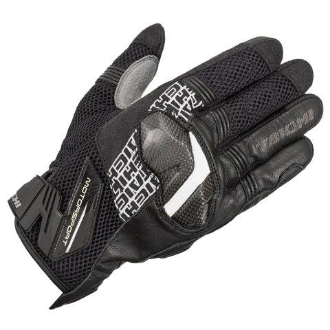 取寄 アームド メッシュグローブ ブラック/ホワイト Mサイズ RST448 アールエスタイチ