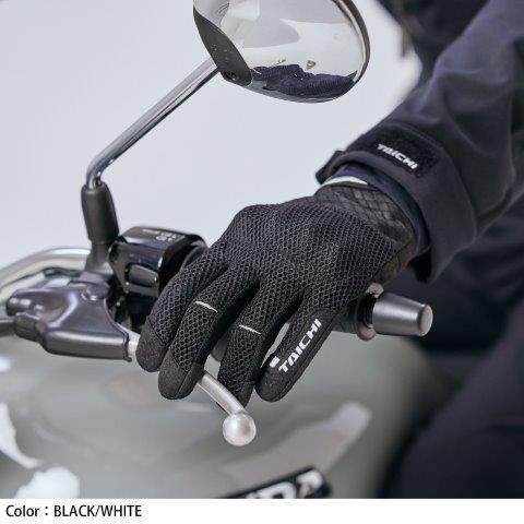 ラバーナックル メッシュグローブ ブラック/レッド WLサイズ RST463 アールエスタイチ