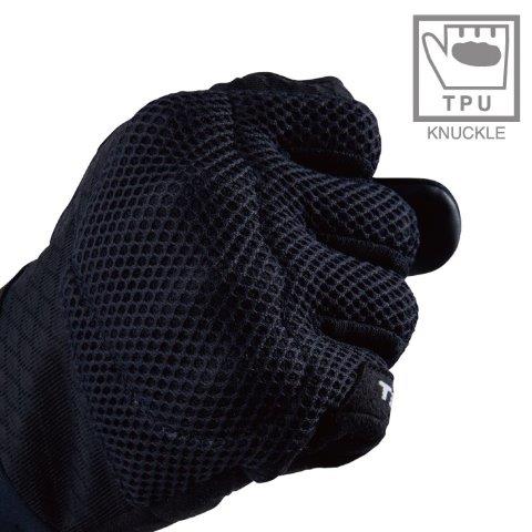 ラバーナックル メッシュグローブ ブラック WMサイズ RST463 アールエスタイチ