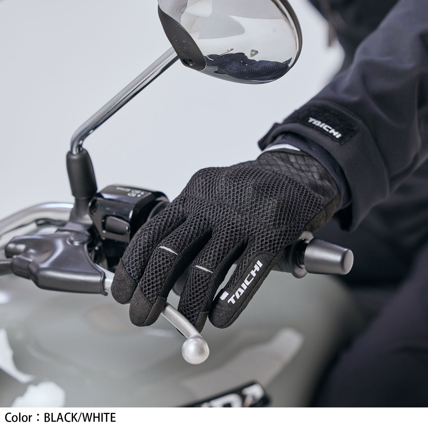 ラバーナックル メッシュグローブ ブラック/レッド XLサイズ RST463 アールエスタイチ